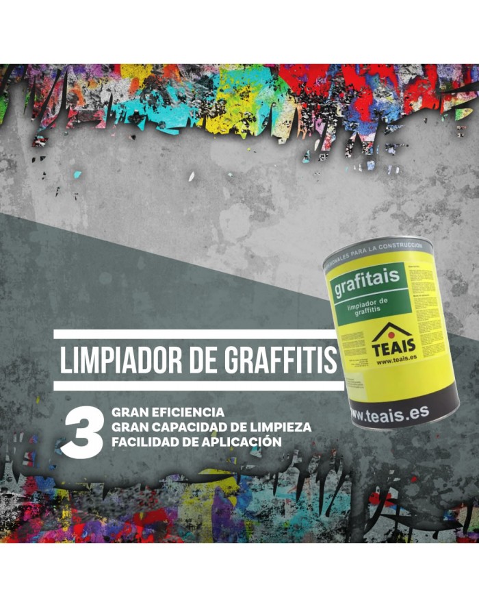 Aplicación producto para limpiar graffitis