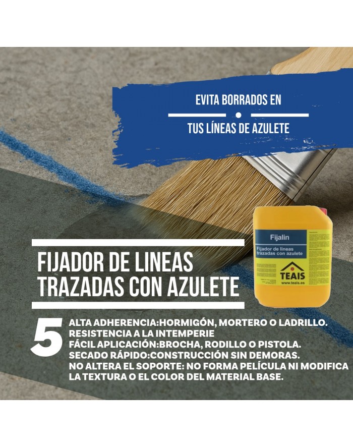 imagen de la aplicación del fijador de azulete con brocha.