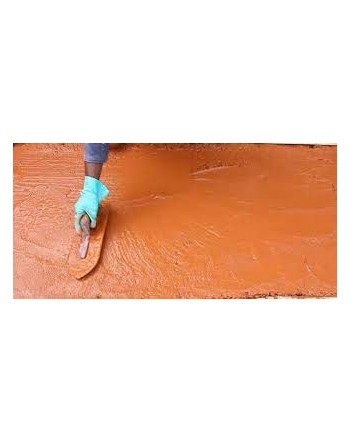 uso del colorante en mortero de recebado