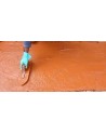 uso del colorante en mortero de recebado