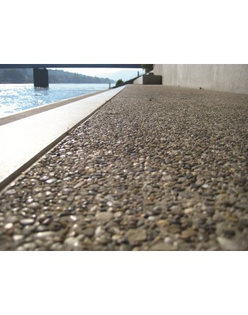 detalle macro de hormigón desactivado