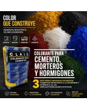 tinte para cemento, mortero y hormigones.