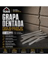 Usos, aplicación y ventajas de las grapas para la reparación de grietas