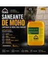 Uso y ventaja del  limpiador saneante de moho para paredes