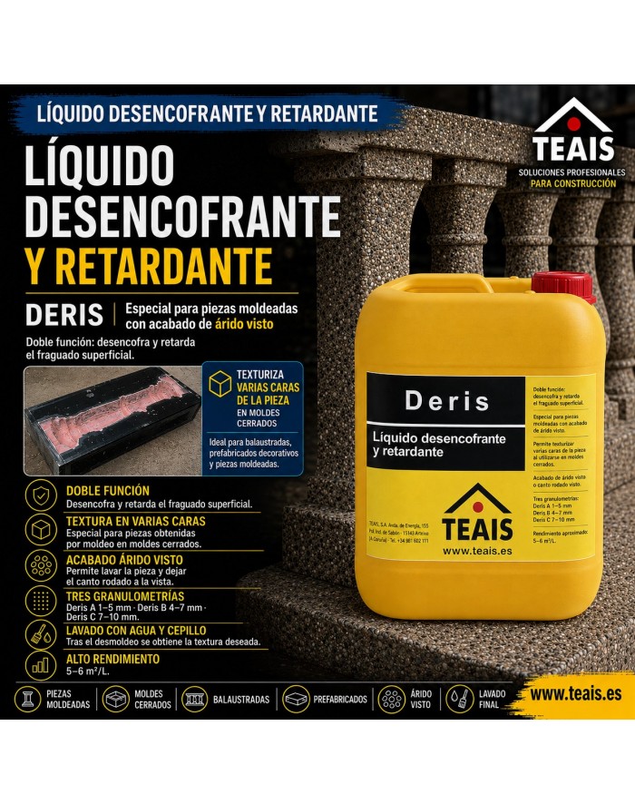Usos, ventajas y aplicaciones de desencofrante retardante especial para moldes cerrados