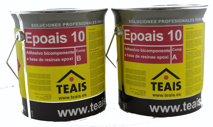 Envase de adhesivo epoxi EPOAIS 10.