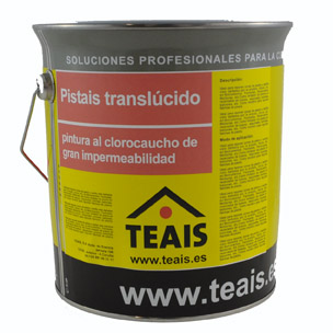 Envase de pintura PISTAIS.